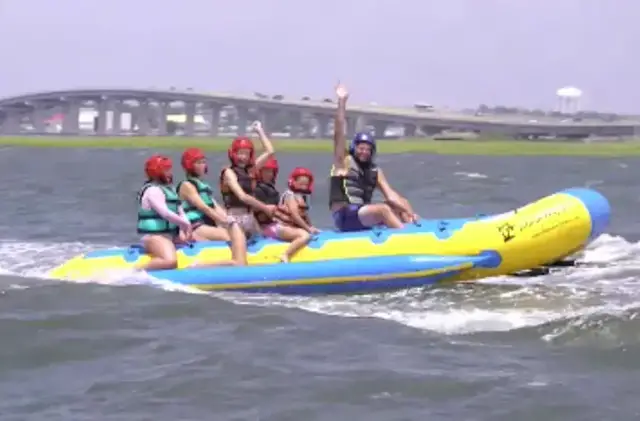 Video thumbnail for Down the Shore goes full throttle with banana boats and Jet Skis this weekend