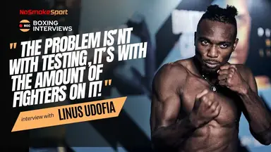 'Video thumbnail for Linus Udofia- Talks Upcoming Fight With Kieron Conway And The Drug Problem Within Boxing!'