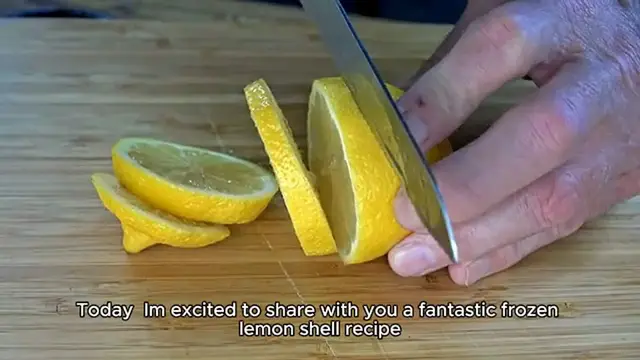 Video thumbnail for Frozen Lemon Shell Recipe