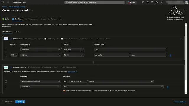 'Video thumbnail for Azure Storage Actions Demo'