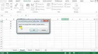 Video thumbnail for How to convert Column Letter to Number in Excel