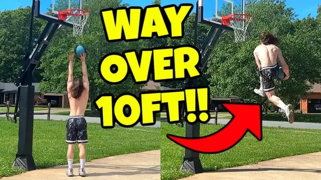 'Video thumbnail for travis reynolds: eastbay dunk on 10'4.6" rim'