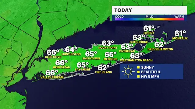 Video thumbnail for Frost and chilly start ahead of a beautiful Sunday on Long Island