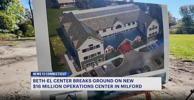 Video thumbnail for Beth-El Center breaks ground on new $16 million operations center in Milford
