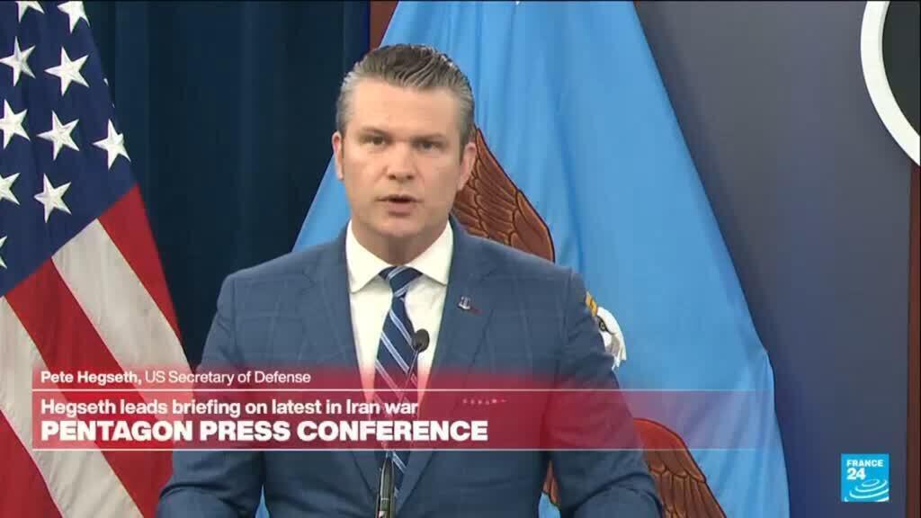 Video thumbnail for REPLAY: Hegseth claims Iran suffered 'devastating military defeat'