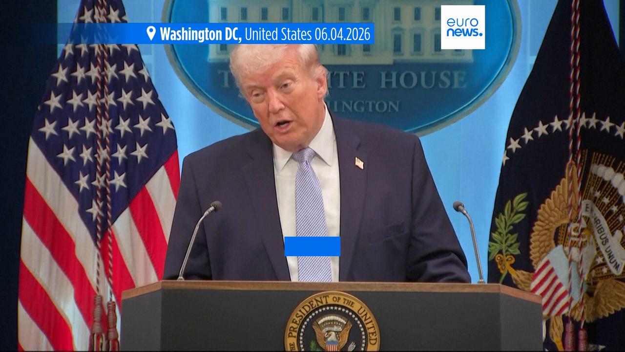 Video thumbnail for Iran still refuses to reopen Strait of Hormuz as Trump threatens infrastructure strikes