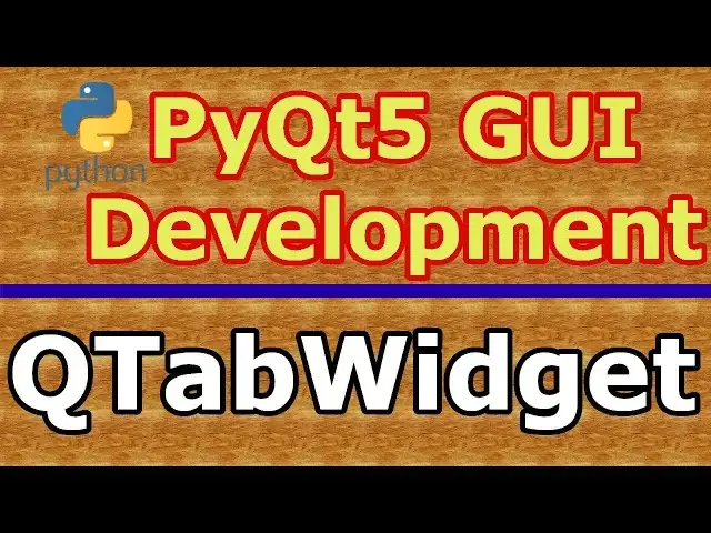 'Video thumbnail for Python GUI | How To Create QTabWidget In PyQt5'