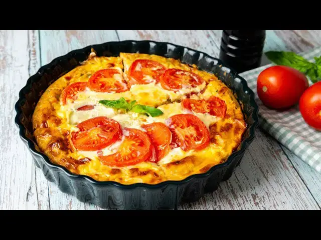 Video thumbnail for Caprese Quiche | Easier Eats