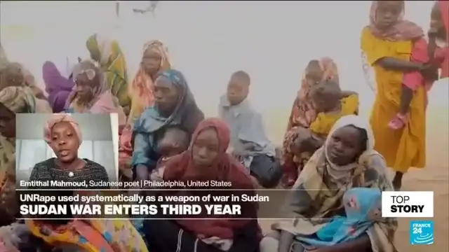 'Video thumbnail for Sudanese poet Emtithal Mahmoud: 'Don't help us without us, none of us are free until we're all free''