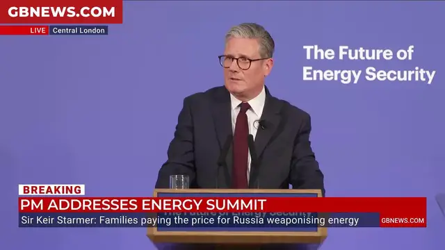 Video thumbnail for WATCH: Keir Starmer says the UK's transition to net zero will 'reignite Britain's industrial heartlands'