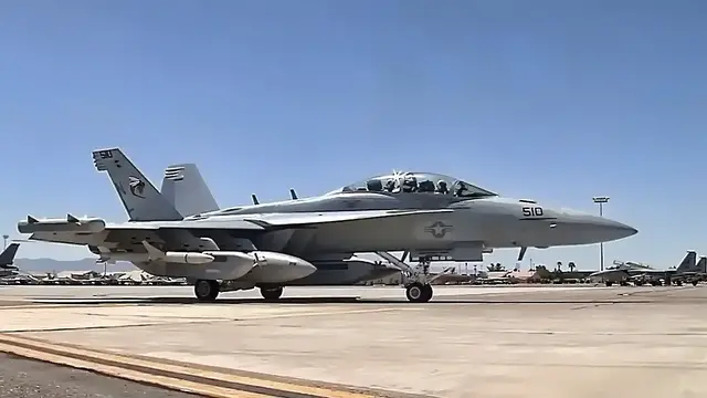 'Video thumbnail for EA-18G Growlers At Red Flag Nellis • Day & Night Operations'