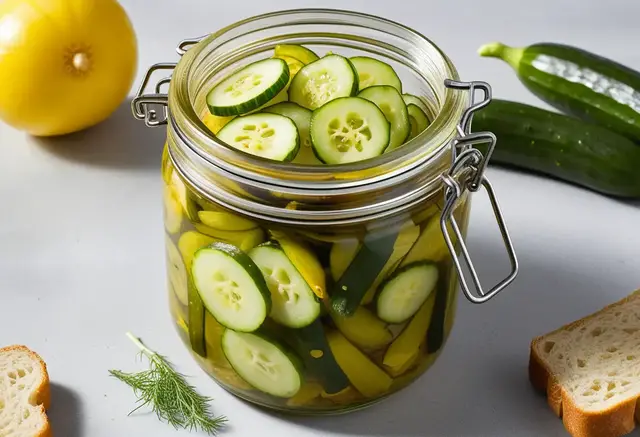Video thumbnail for Bread and Butter Pickles Recipe