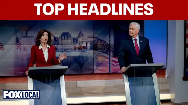 Video thumbnail for Hochul, Blakeman hit trail; police hunt Central Park suspect