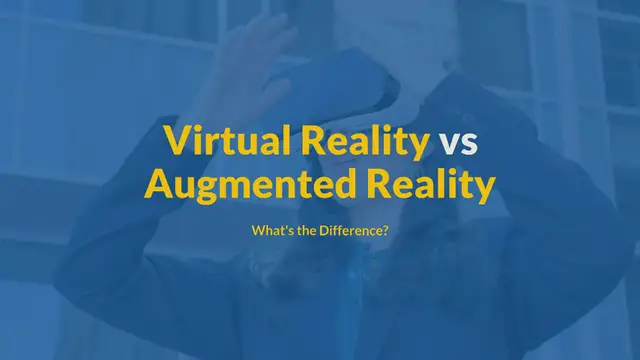 Video thumbnail for Virtual Reality vs Augmented Reality: What's the difference?