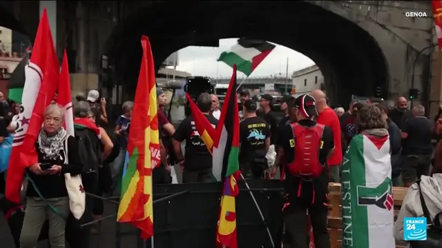 'Video thumbnail for Italy cautious on Palestinian recognition as protests grow'