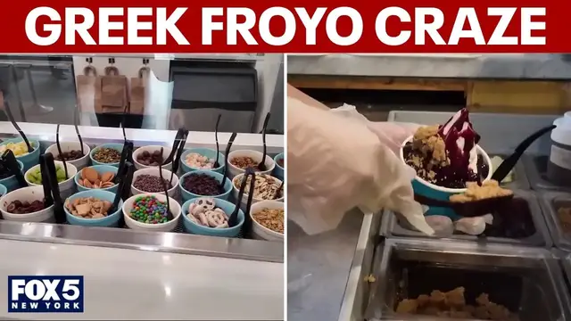 Video thumbnail for NYC is going crazy for Greek frozen yogurt