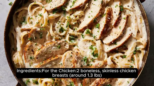 Video thumbnail for Chicken Alfredo recipe