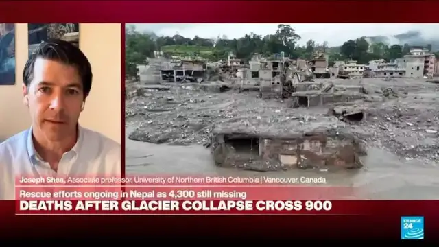 Video thumbnail for 'Glaciers in Himalayas retreating': Nepal floods triggered by 'glacier collapse & massive landslide'