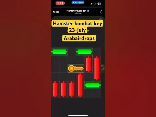 Video thumbnail for Hamster kombat key 23 july | حل مفتاح هامستر عن يوم 23- يوليو #hamsterkombatdailycombo #hamster