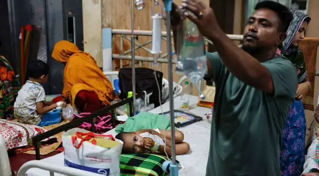 'Video thumbnail for Bangladesh battles double outbreak of dengue and chikungunya as hospitals fill'
