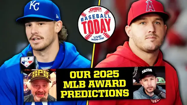 Video thumbnail for Our 2025 MLB award predictions (MVP, Cy Young, etc) | Baseball Today