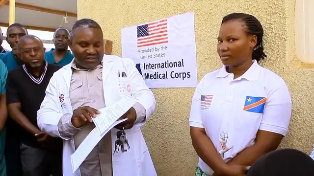 Video thumbnail for Democratic Republic of the Congo: DR Congo opens new Ebola treatment center as outbreak response gains momentum.