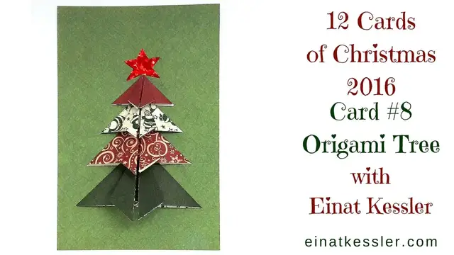 Video thumbnail for 12 Cards of Christmas #9 - Origami Tree. CHECK OUT THE LIMITED TIME OFFER IN DESCRIPTION!