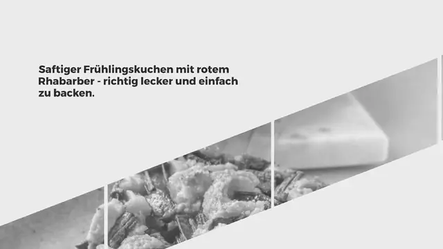 Video thumbnail for Rhabarberkuchen aus der Springform – mega lecker