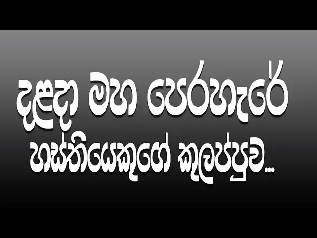 Video thumbnail for The fury of an elephant in the last Dalada Perahera