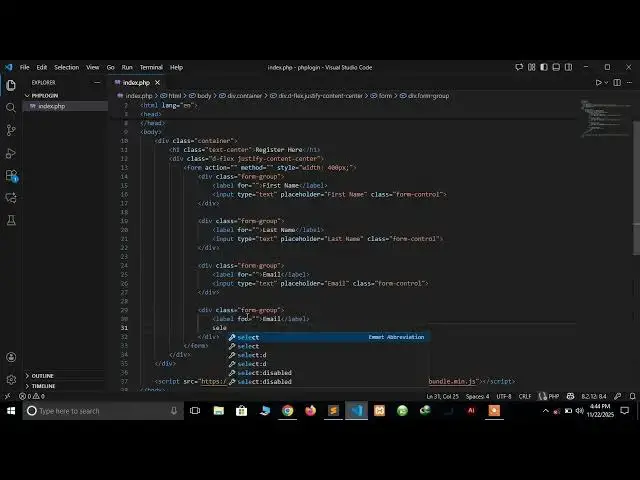 Video thumbnail for #2 Php Login System for Beginners - Creating Signup Form