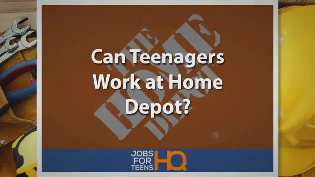 'Video thumbnail for Can Teens Work at Home Depot?'