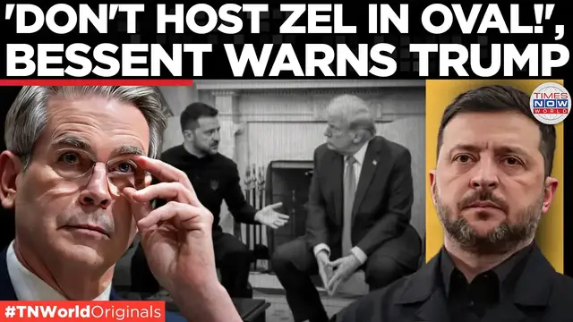 Video thumbnail for ZEL MOCKED? Bessent Called Zelensky 'Mr Bean On Crack,' Warned Trump Not To Host Him