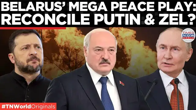 'Video thumbnail for Lukashenko Sends Independence Day Greetings to Ukraine Amid Russia Alliance | Times Now World'