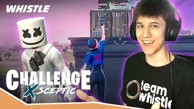 'Video thumbnail for Pro Gamer Sceptic Attempts IMPOSSIBLE Fortnite NO RELOAD Challenge!'