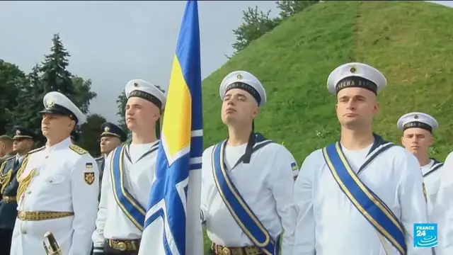 'Video thumbnail for Ukraine celebrates its 34th Independence Day from Soviet Union, after National Flag Day'
