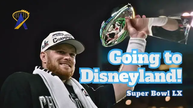 Video thumbnail for Seattle Seahawks are going to Disneyland - Super Bowl 60 Champions