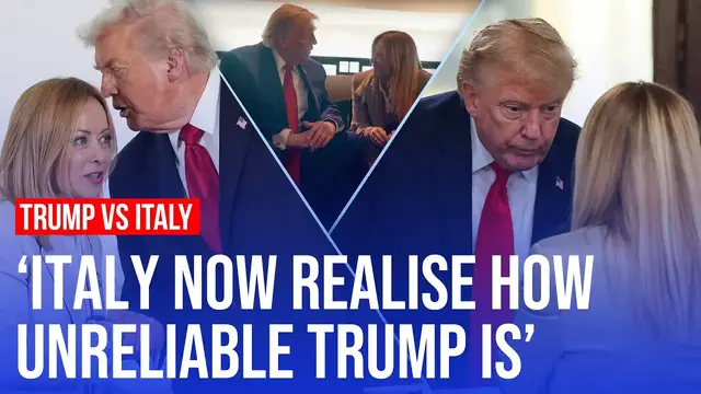 Video thumbnail for The ‘extraordinary rift’ between Trump and Italy