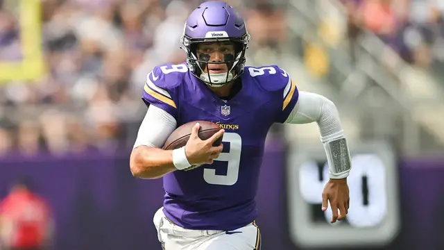 'Video thumbnail for Which Team is Poised to Regress: the Commanders or the Vikings?'