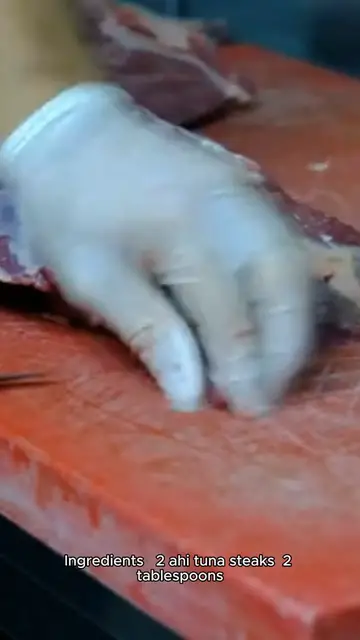 Video thumbnail for ahi tuna recipe