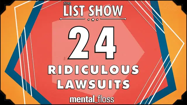 Video thumbnail for 24 Ridiculous Lawsuits - mental_floss List Show Ep. 331 | Mental Floss