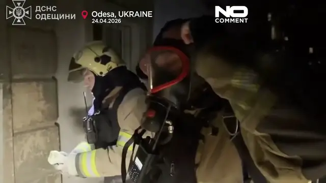 Video thumbnail for Ukraine: Russian strike on Odesa kills 2, hits hospitals and schools overnight