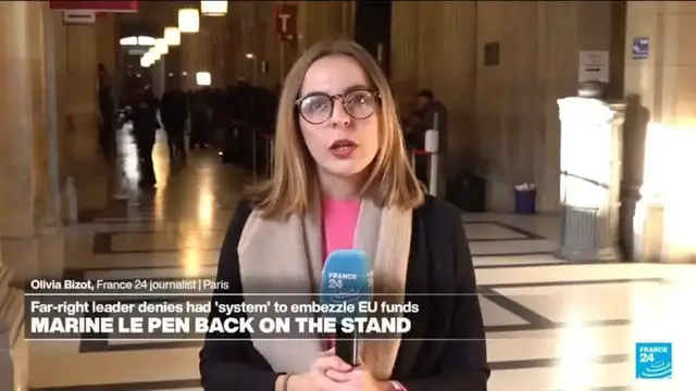Video thumbnail for Le Pen admits "negligence" in EU fund embezzlement appeal trial