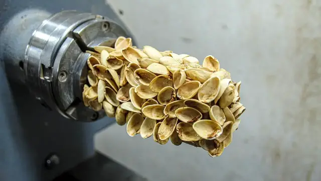 Video thumbnail for Can You Wood Turn Pistachio Shells ???