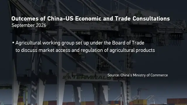 Video thumbnail for China: 8th round of China-US economic, trade consultations yields positive consensus: commerce ministry.
