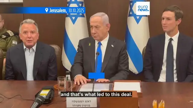 'Video thumbnail for Israeli cabinet approves Trump's plan for Gaza ceasefire and release of hostages'