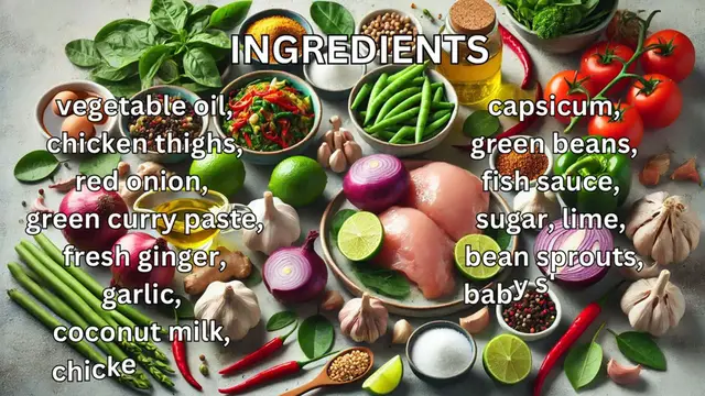 Video thumbnail for Thai Green Curry