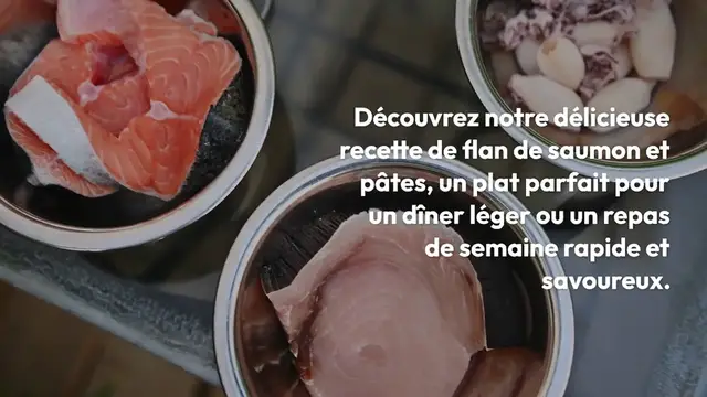 Video thumbnail for Recette Flan de Saumon et Pâtes – Cuisine Saine et Facile