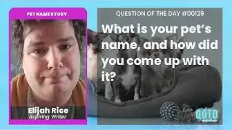 Video thumbnail for Elijah takes his cat's name from a famed video game franchise!