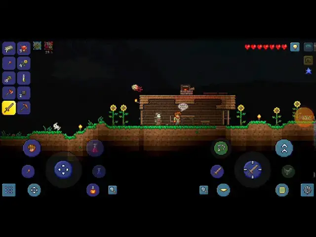 Video thumbnail for terraria #4: not stressing, I'm just tired