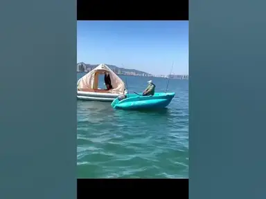 'Video thumbnail for SPACIOUS FAMILY INFLATABLE TENT ⬇️ LINK IN DESCRIPTION'